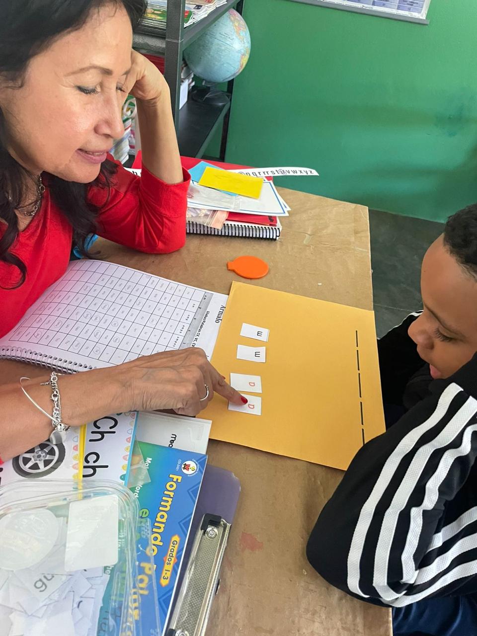 One-on-one reading intervention made possible by donor support