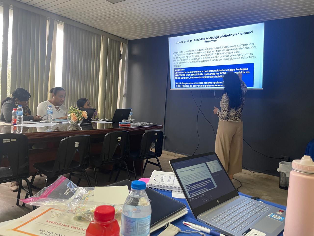 Teacher training for Lectura Sintetizada in Santiago